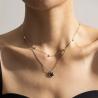 Buy cheap Fashion Women Necklaces OEM Double Layer Necklace For Clavicle Chain from wholesalers