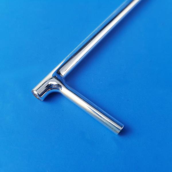 Silver Coated Surface Quartz Glass Tube High Purity And Uniformity Stable