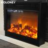 Buy cheap 750mm 30inch Wood Mantel Fireplace Glass 3D Charming Flame Smart from wholesalers