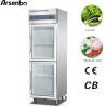 Buy cheap SUS304 Odorless Kitchen Fridge Freezer Antiwear With Glass Door from wholesalers