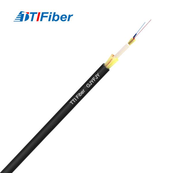 Buy cheap GJYFJY Non Metallic SM G652D 2 - 24 Core Fiber Optic Cable Indoor Outdoor from wholesalers