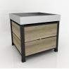 Buy cheap TGL vegetable Supermarket Shelf Rack Wooden economic Morden Style from wholesalers
