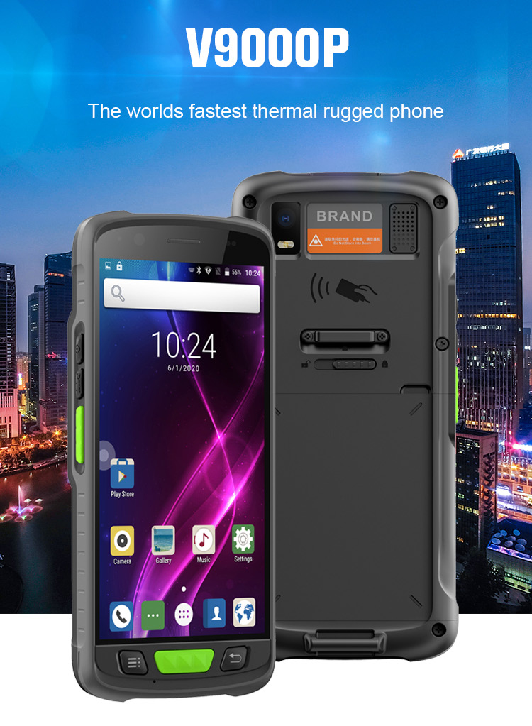 Outdoor Attendance and Water Meter Reading Made Easy with Android 9.0 OS Handheld PDA