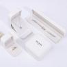 Buy cheap Plain White PU Leather Jewelry Box , Leather Jewelry Case For Ring Pendant Bracelet from wholesalers