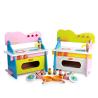 Buy cheap Cooking 3cm Cosplay Wooden Miniature Kitchen Set Mini Wooden Kitchen Toy from wholesalers