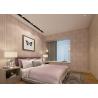 Buy cheap Moisture Proof Embossed Vinyl Wallpaper Pink Plaid Pattern for Bedroom from wholesalers