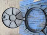 Double Seal Ductile Iron Manhole Cover Gray Iron High Strength