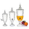 Buy cheap High quality lead-free crystal glass 5L glass juice beverage dispenser with tap from wholesalers