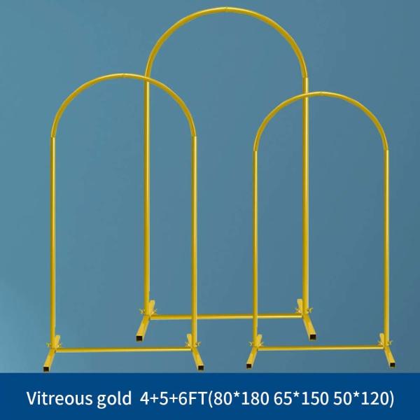 Buy cheap Gold 25mm Aluminum Alloy Tube Floral Wedding Backdrop Stand with Accessories and Carry Bag from wholesalers