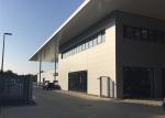 Large Span 4s Car Showroom Building Portal Frame Light Type With Galvanized