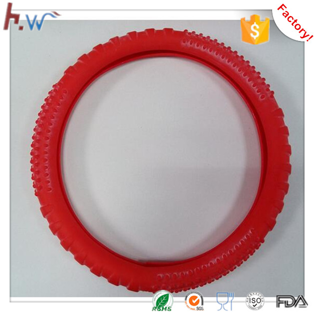 Car Accessories Silicone Steering Wheel Cover Weather Resistant With Customized Tooling