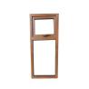 Buy cheap Wooden Color Tempered Glass Aluminum Awning Window Top Hung from wholesalers