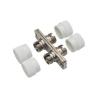 Buy cheap Zinky Alloy FC To FC Fiber Optic Coupler SX DX FC FC Fiber Adapter from wholesalers