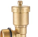 Supply End Piece Male Threaded For Hot Forged Manifold With Automatic Air-Vent