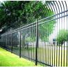 Buy cheap Wholesale 6ftx8ft garden black metal fences anti rust galvanized steel fence from wholesalers
