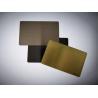 Buy cheap Colorful Etching Brushed Metal Business Card 0.25mm Thickness from wholesalers