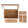 Buy cheap trend selling bamboo tea bag organizer tea boxes for sale with detachable divider from wholesalers