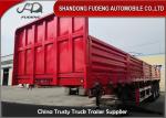 Mechanical Suspension 40T 3 Axles 0.9m Side Wall Semi Trailer