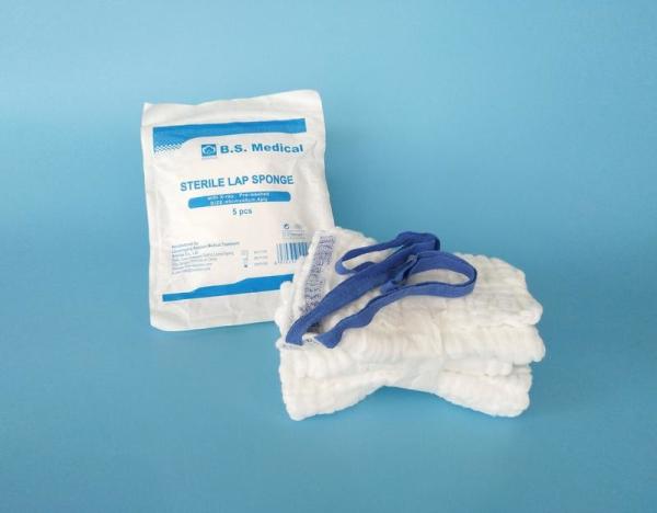Buy cheap 100% Cotton Ce/ISO Surgical Abdominal Pad Gauze Lap Sponges X-ray Detectable from wholesalers