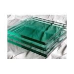 Solid Structure Curved Tempered Glass for Door , Railing