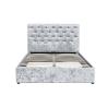 Buy cheap Crushed Silver Velvet Gas Lift Up Storage Bed Soft Bedroom Furniture BSCI from wholesalers