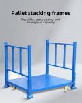 Warehouse Transport Galvanized Storage Steel Metal Stacking Movable Post Pallet