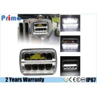 Buy cheap LED Headlights 7X6 Rectangle LED Headlight Repalcement 45W Hi/Lo Beam DRL for product