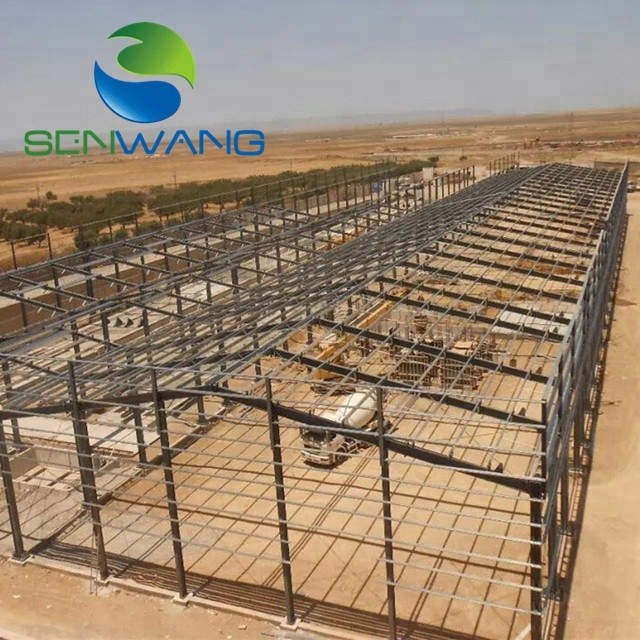 Autocad Designed Light Weight Steel Structure Warehouse Steel Finish Painting Or Hot-Dip Galvanized