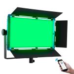 18000lux RGB LED Video Light Aluminum Alloy , 95RA Professional Photo Studio