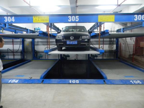 Buy cheap Steel Pit Lift Sliding Puzzle Car Parking System PSH Type 4 - 6m/min from wholesalers