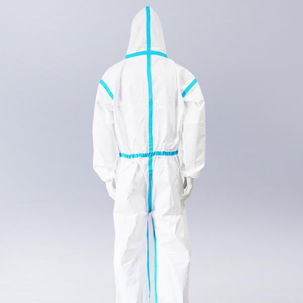 Buy cheap Against Viruses Disposable Medical Coverall Safety Suit Moisture Permeable from wholesalers
