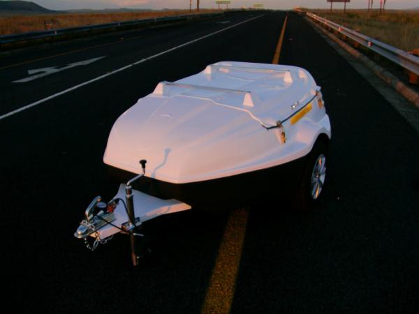 Buy cheap Customized Recreational Vehicle Parts Fiberglass Motorcycle Trailers Save Energy Consumption from wholesalers