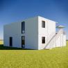Buy cheap Modern Glass Wall Flat Pack Container House Office Building Prefab Container House from wholesalers