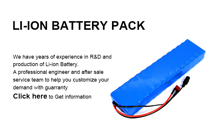 36v 10ah Lithium Ion Battery Pack For Electric Bike Rechargeable