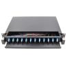 Buy cheap 12Port 24 Core LC Duplex Patch Panel Cabinet 1U Fiber Optic Patch Panel from wholesalers