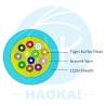 Buy cheap Indoor 12core Fiber Optic Cable Single Mode Distribution Cable Flame Retardant from wholesalers