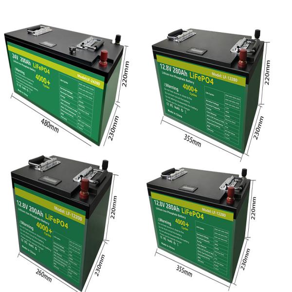 Buy cheap 12V 24V LiFePO4 Battery Pack 100A 200A With Plastic Shell from wholesalers