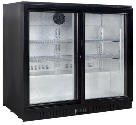 Buy cheap 850mm Height 198L LED Lighting Sliding Doors Mini Display Fridge,Back Bar Cooler from wholesalers