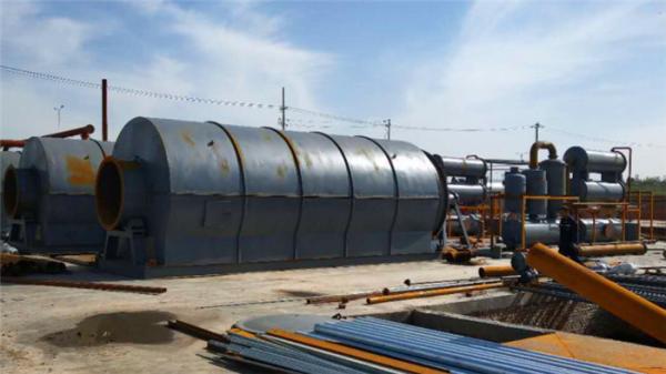 8ton High Efficient CE ISO Approved Waste Tyre Recycling To Fuel Oil Pyrolysis