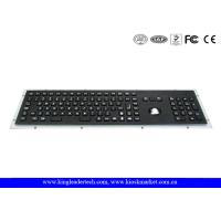 Buy cheap Brushed Stainless Steel Black Metal Keyboard High Vandal-Proof With 103 Keys product