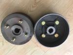 160mm / 180mm Brake Drum Auto Rickshaw Parts Iron Used In Rear Alxe