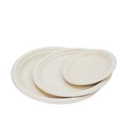 Buy cheap Disposable Degradable Pulp Plate Bowl Lunch Box 9 Inch Sugarcane Paper Plate product