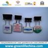 Buy cheap Fashionable Oval Plastic Handle W/Logo Imprinted Black Binder Clips from wholesalers