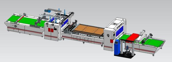 Buy cheap 1300mm HPL Acrylic Coating Laminating Machine Auto Cutter Coating Laminating Line from wholesalers