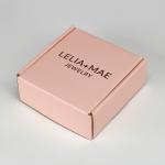 Custom Printed Light Pink Corrugated Subscription Box For Beauty Brands