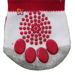 Traction Control Cotton Custom Pet Socks for dogs Indoor Nonskid Knit Socks