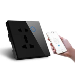 Buy cheap Smart Home Wifi Uk Standard Tuya App Smart Life Power Monitor 5pin Universal Wifi Socket With Led Indicator from wholesalers