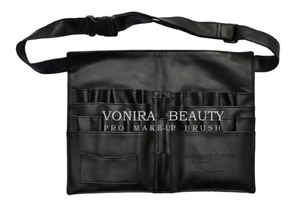 Faux Leather Professional Cosmetic Makeup Brush Apron Bag Artist Belt Strap