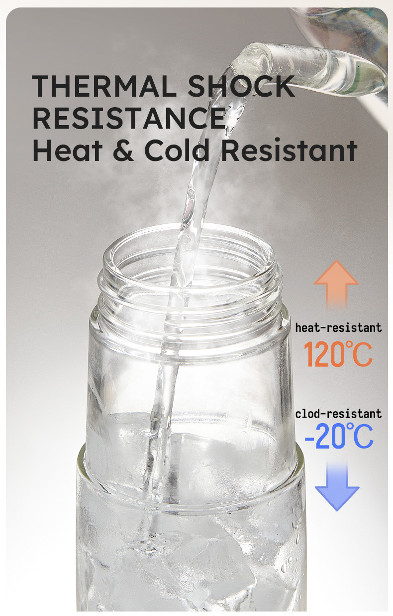 280ml 500ml Kitchen Glass Auto Flip Oil Dispenser Cooking Leakproof No Drip Stainless Steel Cap Oil Container Soy Sauce Bottle