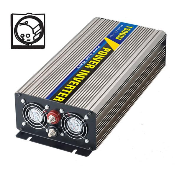 Buy cheap EU Socket LED Display 1500W True Sine Wave Inverter from wholesalers
